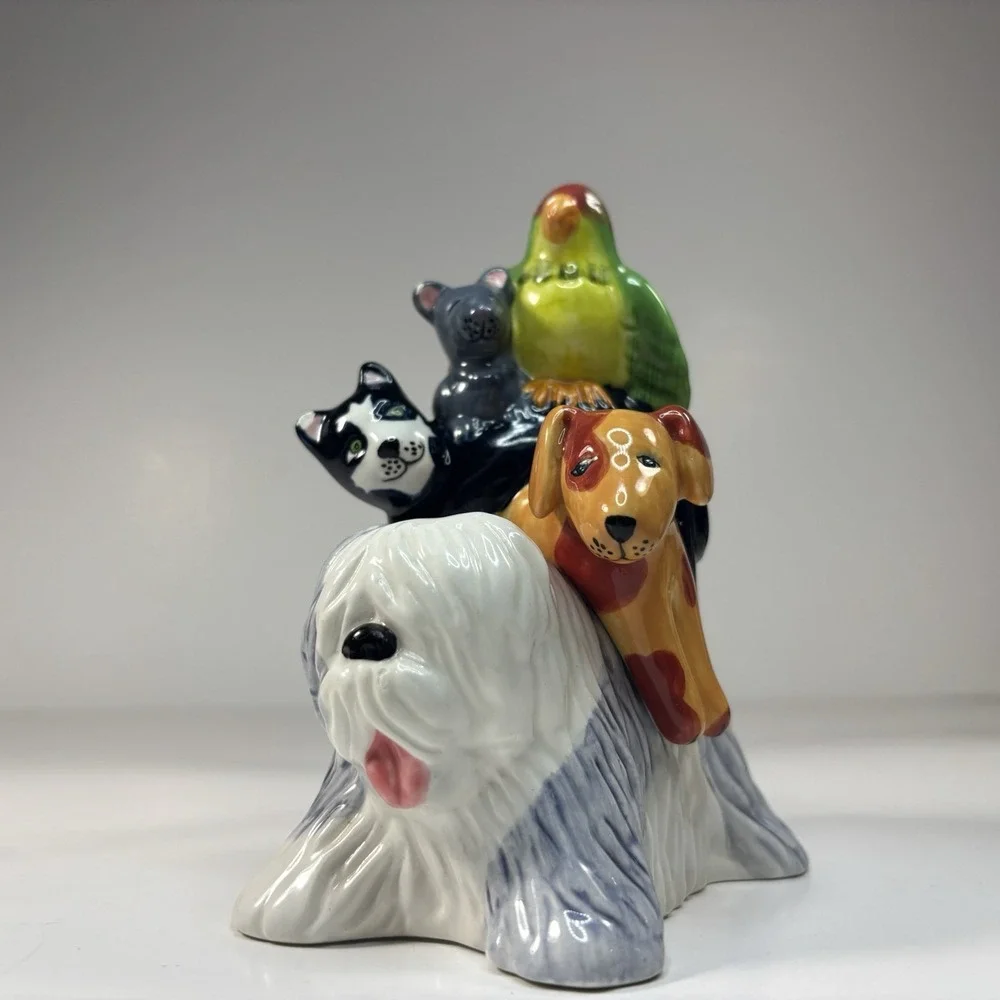 Clay Art Pet Shop Salt And Pepper Shakers
